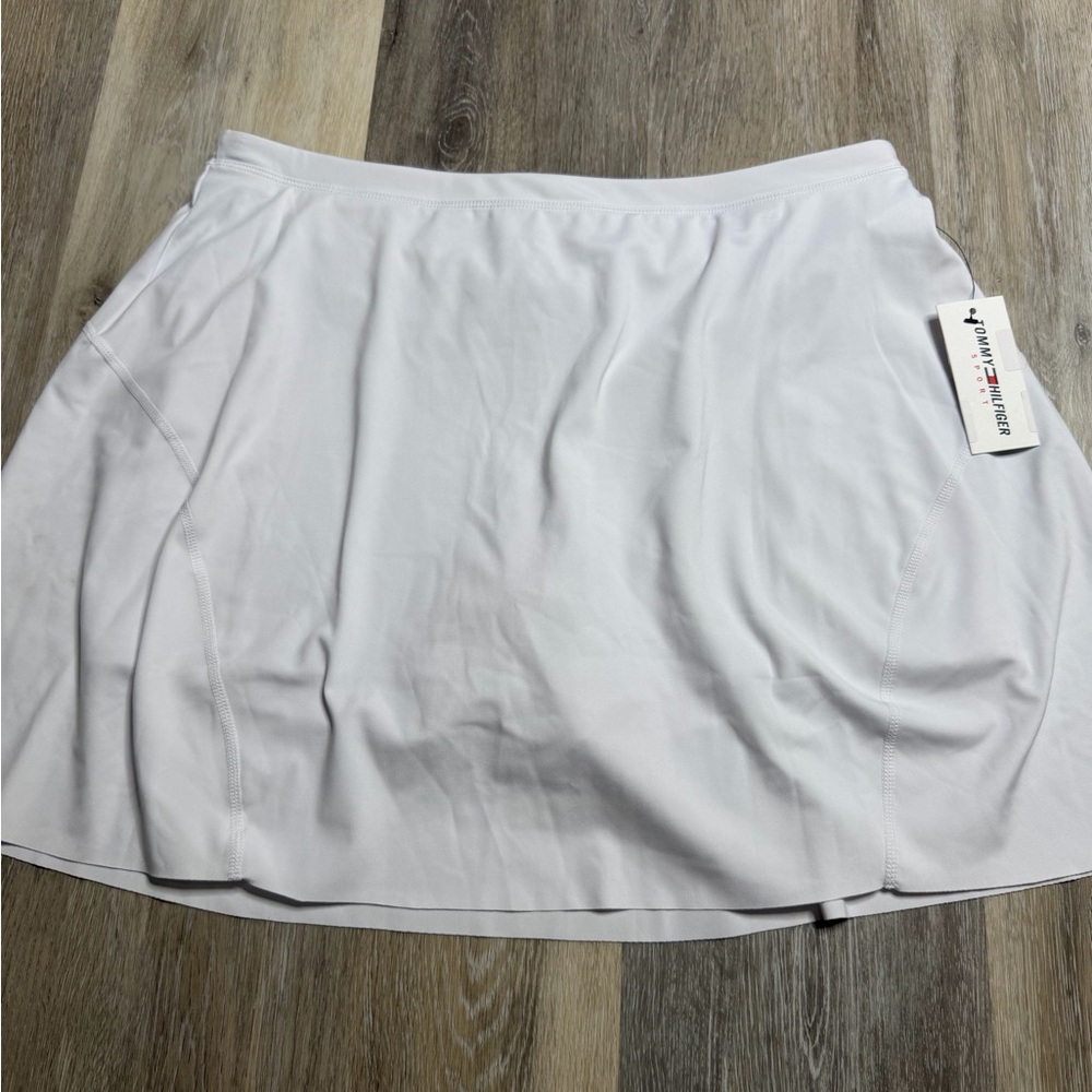 Tommy Hilfiger White Athletic Skort with Built-In Shorts